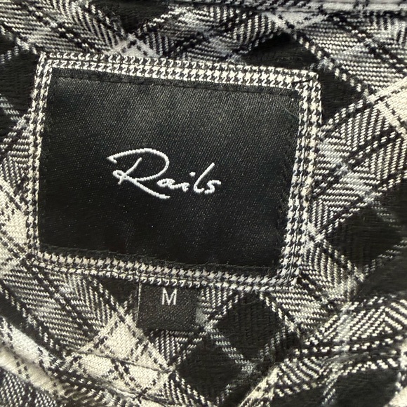 Rails Monochrome Plaid Shirt - Picture 2 of 5